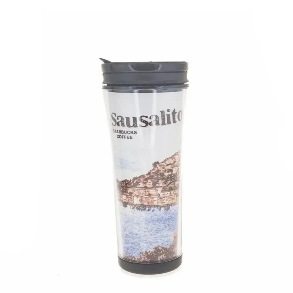 Starbucks Sausalito California San Francisco Cup Travel Coffee Tumbler 16oz - Picture 2 of 6